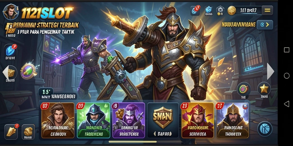 Tampilan gameplay mendebarkan dari 1121SLOT yang penuh strategi.