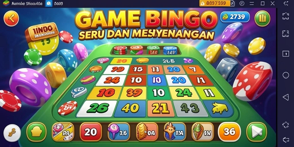 Tampilan gameplay seru dalam game Bingo 2739.