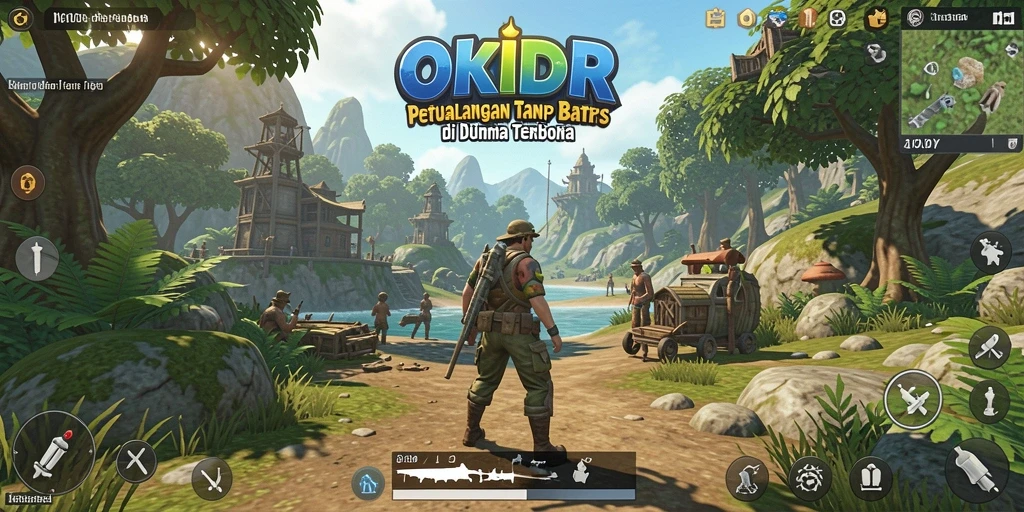 Tampilan gameplay OKIDR yang menarik dan menawan.